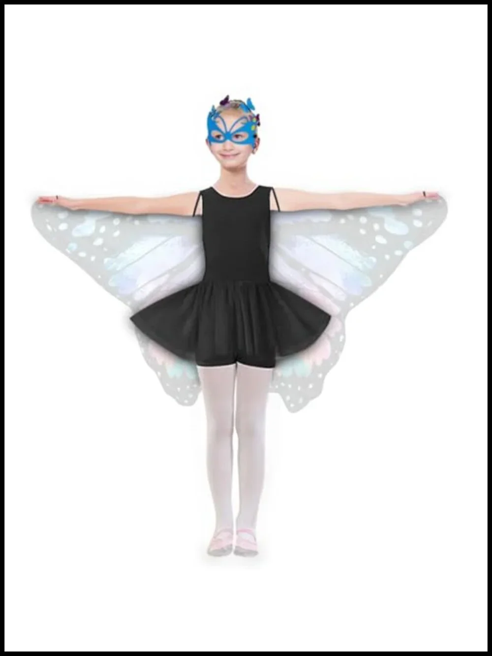 Kids Butterfly Wings Costume Fairy Dress Up Cosplay Party Gift